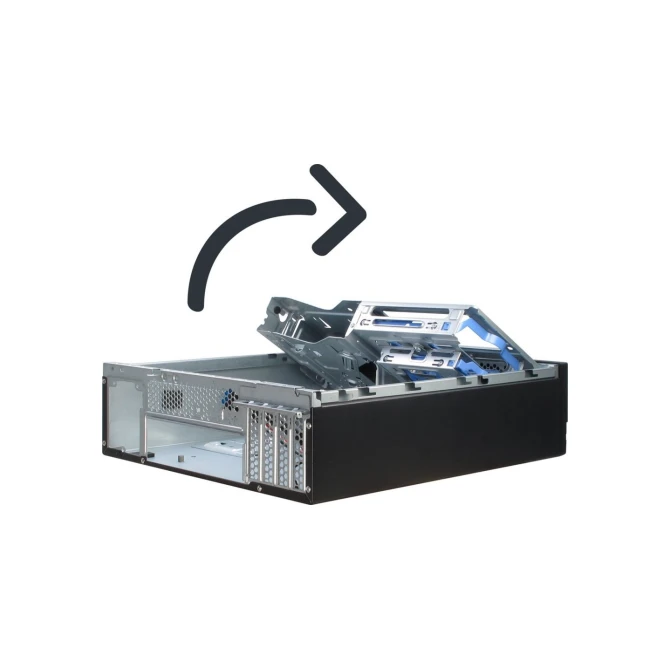 Inter-Tech IT-502 | Mini Tower Case | Zwart