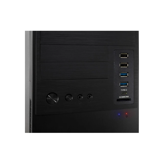 Case Inter-Tech IT-6865 Micro Tower Zwart