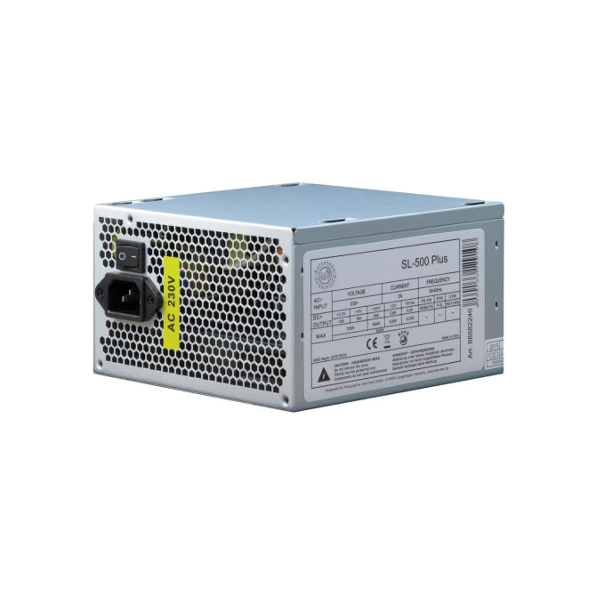 PSU Inter-Tech SL-500 500W 20+4 pin ATX Zilver