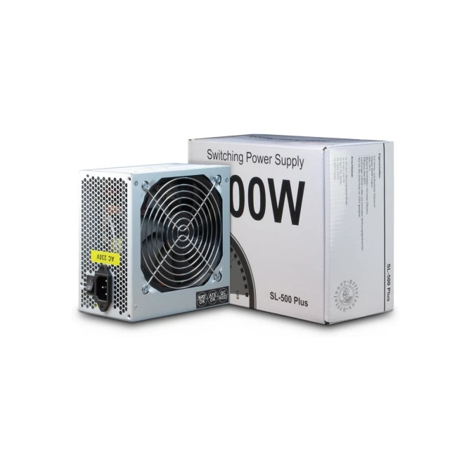 PSU Inter-Tech SL-500 500W 20+4 pin ATX Zilver
