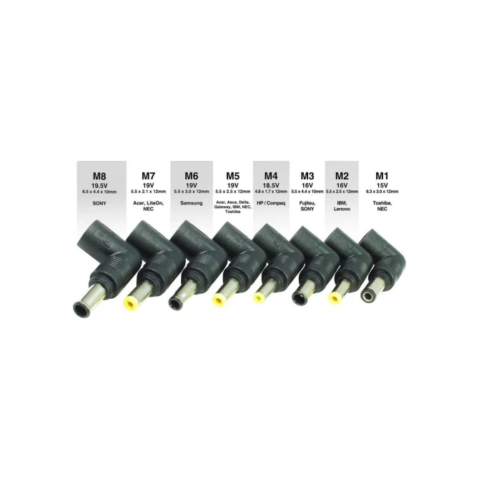 Inter-Tech Sinan UB-90HB | Universele Notebook Lader | 90 Watt