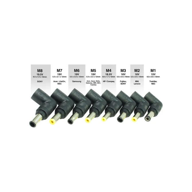Inter-Tech Sinan UB-90HB | Universele Notebook Lader | 90 Watt
