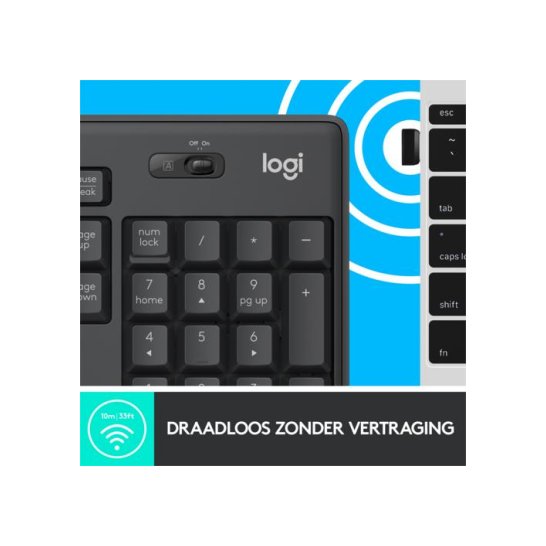 KYB Logitech MK295 Silent Keyb + Mouse Combo / Wireless KYB Logitech MK295 Silent Keyb + Mouse Combo / Wireless