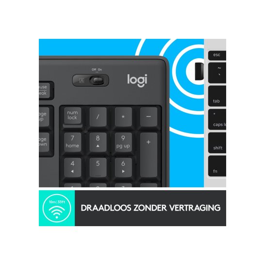 KYB Logitech MK295 Silent Keyb + Mouse Combo / Wireless KYB Logitech MK295 Silent Keyb + Mouse Combo / Wireless