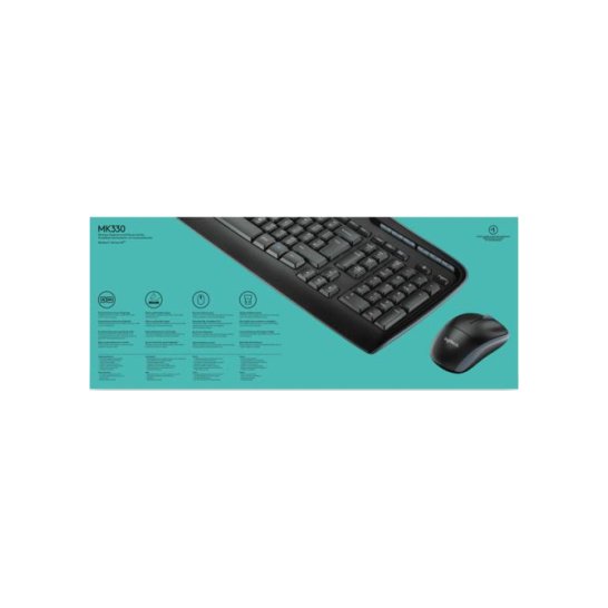 KYB Logitech Ret. Wireless Combo Desktop MK330 KYB Logitech Ret. Wireless Combo Desktop MK330