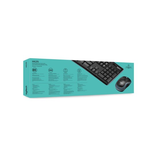 KYB Logitech Ret. Wireless Desktop MK270