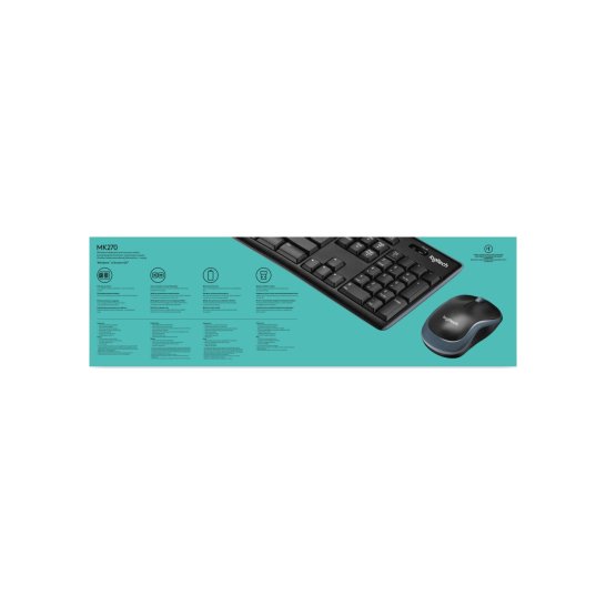 KYB Logitech Ret. Wireless Desktop MK270