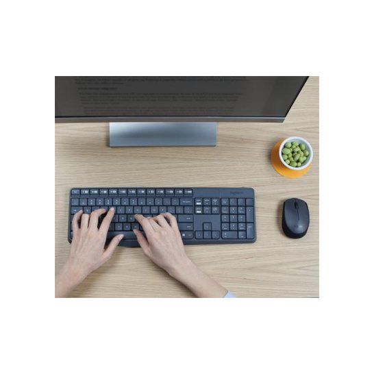 KYB Logitech Ret. Wireless Desktopset Keyboard + Mouse MK235 KYB Logitech Ret. Wireless Desktopset Keyboard + Mouse MK235