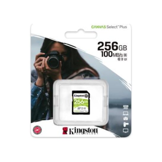 Kingston Canvas Select Plus 256GB SDXC UHS-I C Class10 Kingston Canvas Select Plus 256GB SDXC UHS-I C Class10