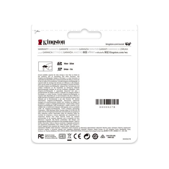 Kingston Canvas Select Plus 256GB SDXC UHS-I C Class10 Kingston Canvas Select Plus 256GB SDXC UHS-I C Class10