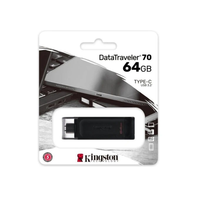 Kingston DataTraveler USB flashdrive 64GB USB Type-C 3.2
