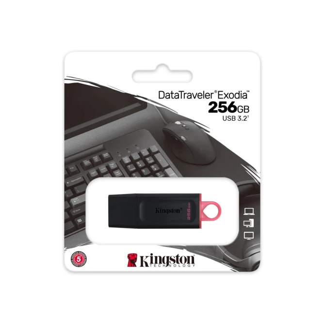 Storage Kingston DataTraveler Exodia USB flash 256 GB A 3.2