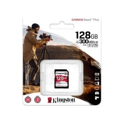 Kingston Technology Canvas React Plus 128GB SD UHS-II CL.10