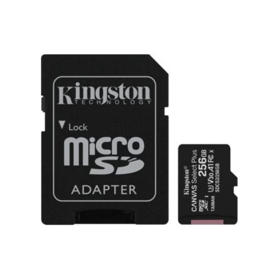 Kingston Technology Canvas Select Plus 256 GB MicroSDXC UHS- Kingston Technology Canvas Select Plus 256 GB MicroSDXC UHS-