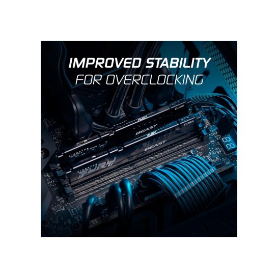 Kingston Technology FURY Beast 32GB 6000MT/s DDR5 CL30 DIMM Kingston Technology FURY Beast 32GB 6000MT/s DDR5 CL30 DIMM