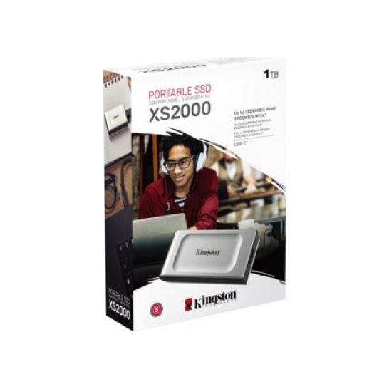 Kingston Technology XS2000 EXT. SSD 1TB Zwart, Zilver Kingston Technology XS2000 EXT. SSD 1TB Zwart, Zilver