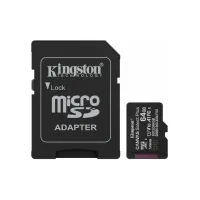 mSD Kingston 64GB Canvas Select Plus 100MB/s + adapter