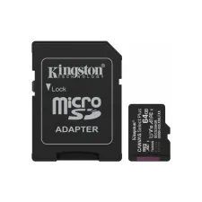 mSD Kingston 64GB Canvas Select Plus 100MB/s + adapter