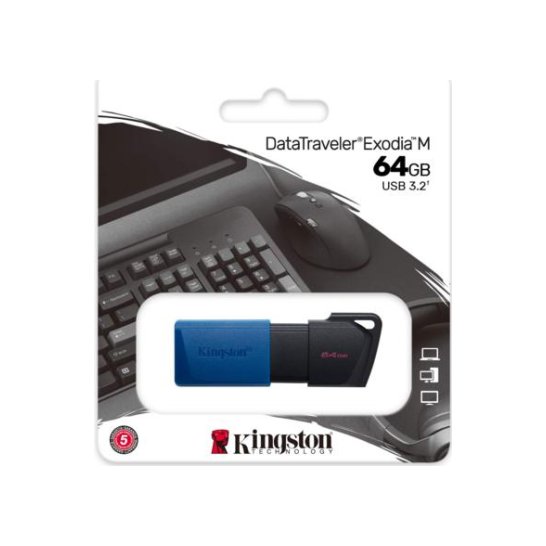 KingstonUSB flash drive 64 GB USB Type-A 3.2 KingstonUSB flash drive 64 GB USB Type-A 3.2