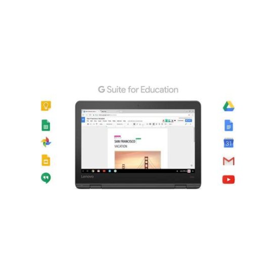 Laptop Lenovo 300e 11,6 TOUCH HD / N4020 / 4GB / 32GB / CHROME Laptop Lenovo 300e 11,6 TOUCH HD / N4020 / 4GB / 32GB / CHROME