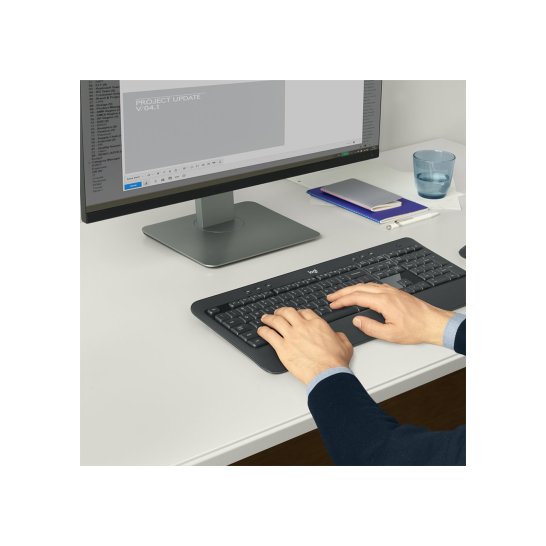 Logitech Advanced MK540 Desktopset USB QWERTZ Duits