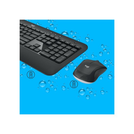 Logitech Advanced MK540 Desktopset USB QWERTZ Duits
