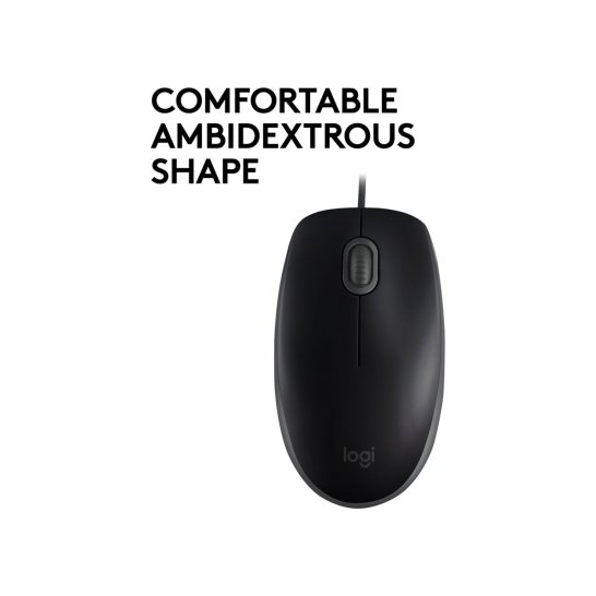 Logitech B110 Silent Mouse USB Type-A Optical 1000 DPI