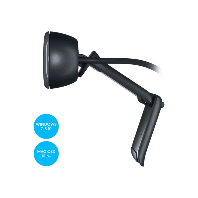 Logitech Webcam C270 3MP 1280 x 720Pixels USB 2.0 Zwart