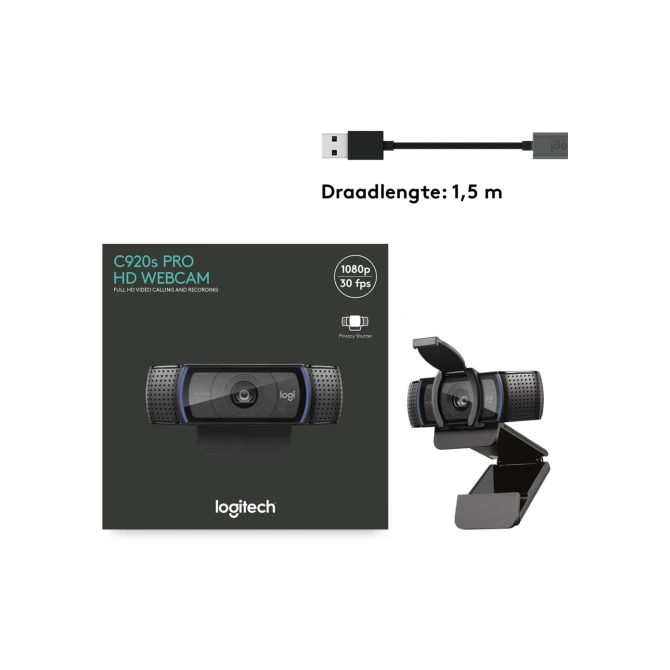 Logitech C920s webcam