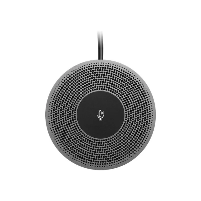 Logitech Expansion Mic for MeetUp | Uitbreidingsmicrofoon | Beamforming | Snoerlengte 6 m | Zwart/Grijs
