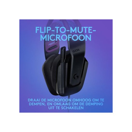 Logitech G G335 Wired Gaming Headset Bedraad Hoofdband Gamen Logitech G G335 Wired Gaming Headset Bedraad Hoofdband Gamen