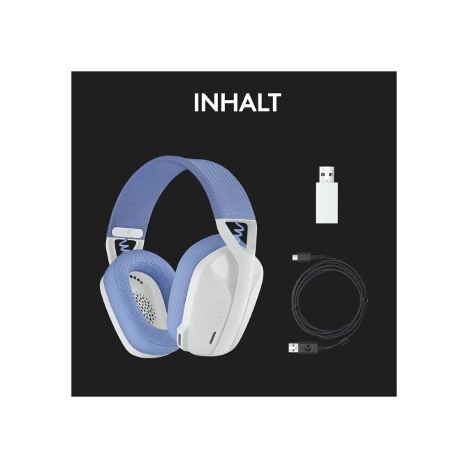 Logitech G G435 Headset Draadloos Hoofdband Gamen Bluetooth