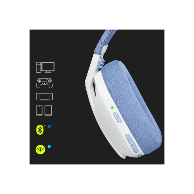 Logitech G G435 Headset Draadloos Hoofdband Gamen Bluetooth