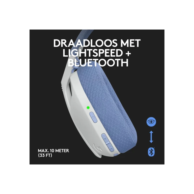 Logitech G G435 Headset Draadloos Hoofdband Gamen Bluetooth