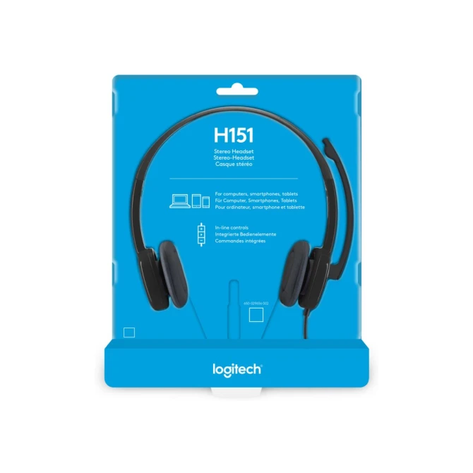 Logitech H151 Headset Zwart