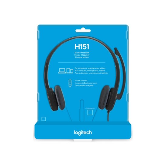 Logitech H151 Headset Zwart