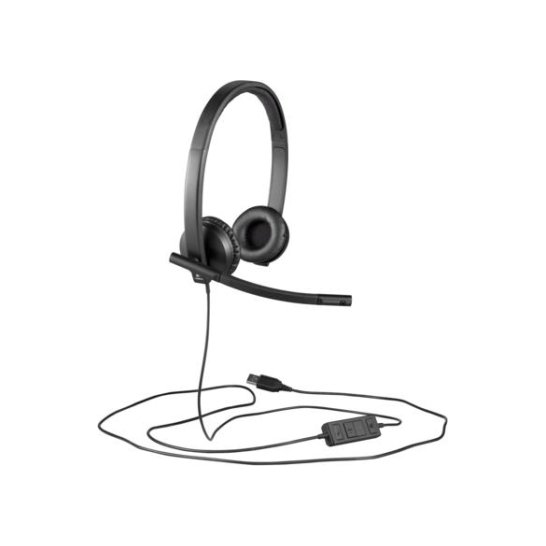 Logitech H570e Headset Hoofdband Zwart Logitech H570e Headset Hoofdband Zwart