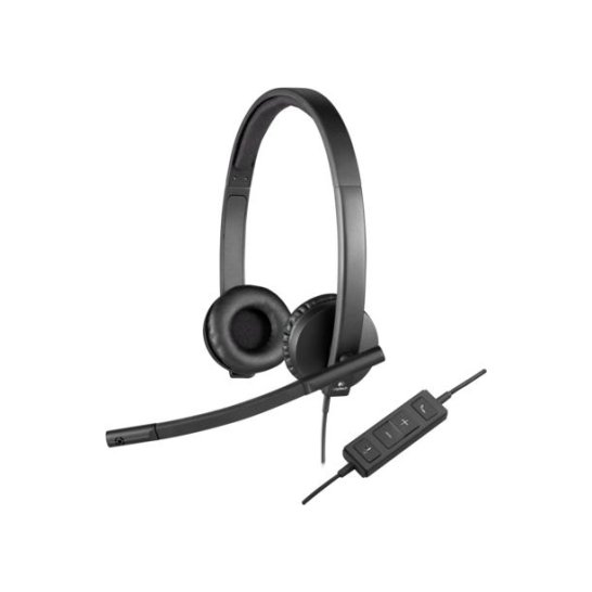 Logitech H570e Headset Hoofdband Zwart Logitech H570e Headset Hoofdband Zwart
