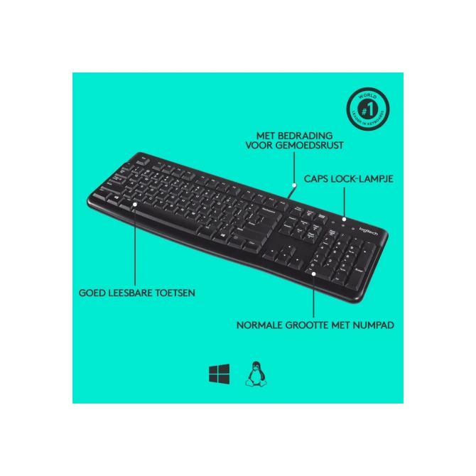 KYB Logitech Keyboard K120 Business Retail