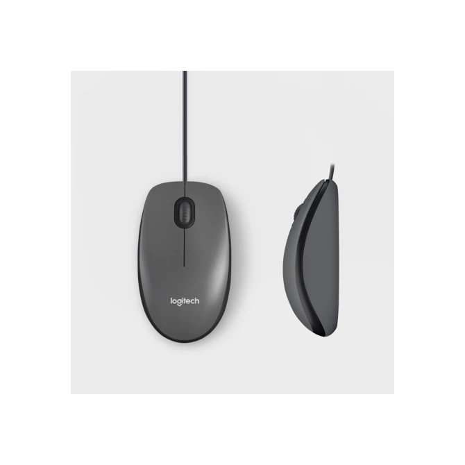 MS Logitech M100 Ambidextrous USB Type-A Optisch 1000DPI