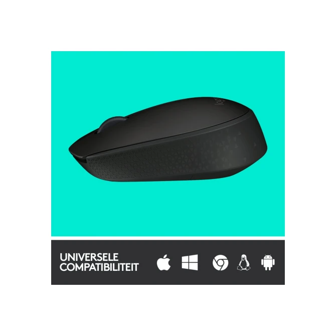 Logitech M171 | Draadloze Muis | Links- en Rechtshandig | RF | 1000 DPI | Zwart