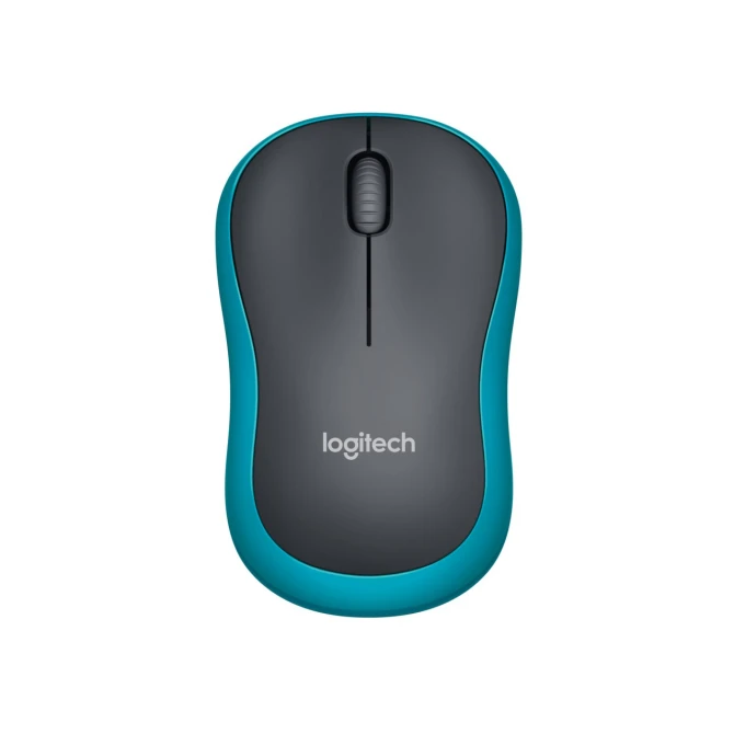 MS Logitech M185 Wireless Mouse Blue