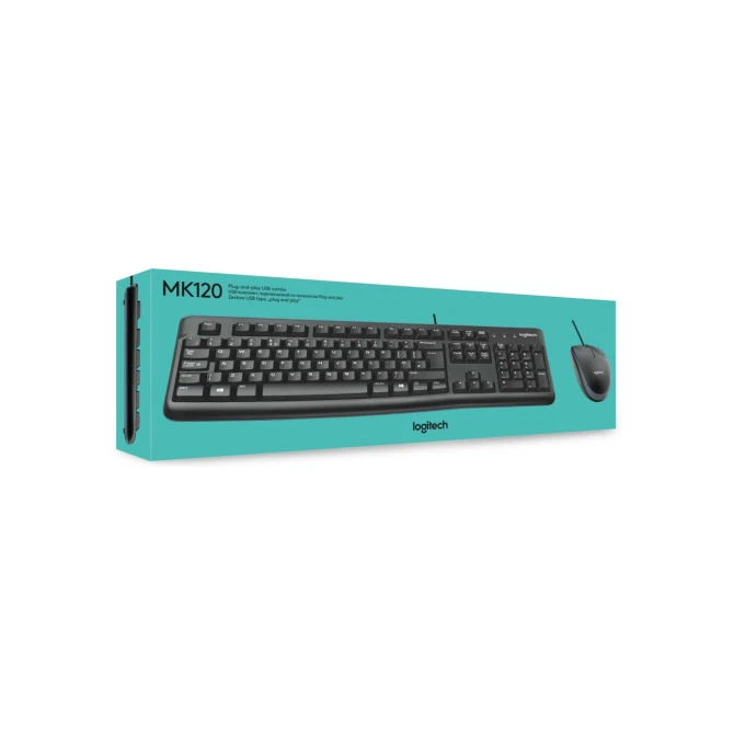 Logitech Ret. Wired Desktop MK120