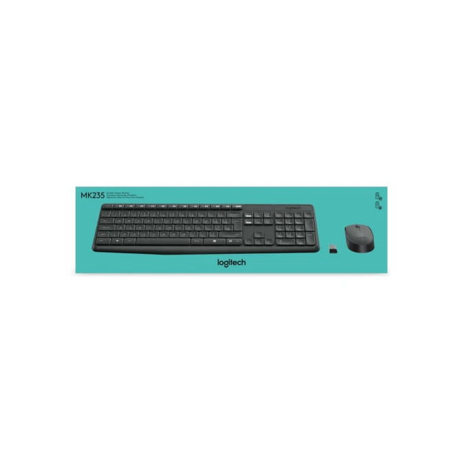 Logitech MK235 | Draadloze Muis en Toetsenbordcombo | QWERTY