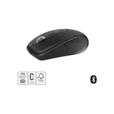 Logitech MX Anywhere 3S muis Rechtshandig RF-draadloos + Blu Logitech MX Anywhere 3S muis Rechtshandig RF-draadloos + Blu