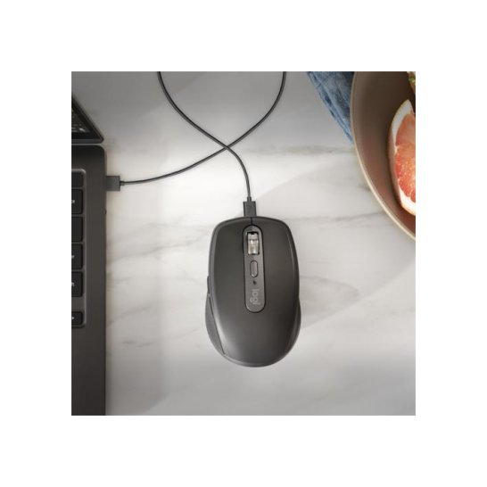 Logitech MX Anywhere 3S muis Rechtshandig RF-draadloos + Blu Logitech MX Anywhere 3S muis Rechtshandig RF-draadloos + Blu