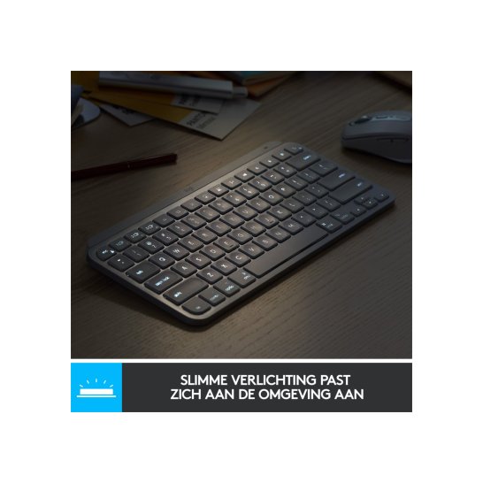 Logitech MX Keys Mini Minimalist Wireless Illuminated Keyboa