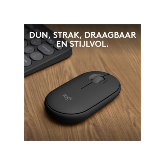 Logitech Pebble 2 M350s muis Ambidextrous RF-draadloos + Blu Logitech Pebble 2 M350s muis Ambidextrous RF-draadloos + Blu