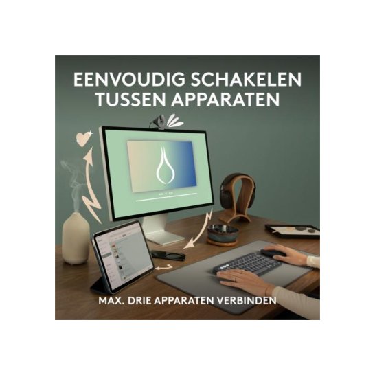 Logitech Pebble 2 M350s muis Ambidextrous RF-draadloos + Blu Logitech Pebble 2 M350s muis Ambidextrous RF-draadloos + Blu