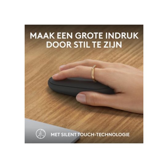 Logitech Pebble 2 M350s muis Ambidextrous RF-draadloos + Blu Logitech Pebble 2 M350s muis Ambidextrous RF-draadloos + Blu
